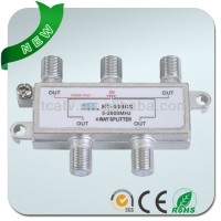 Yuyao CS Series CATV Indoor 4-Way Satellite Splitter