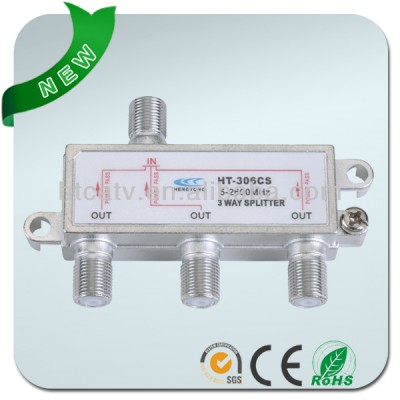 3 Way 5-2500 MHz Stellite Splitter